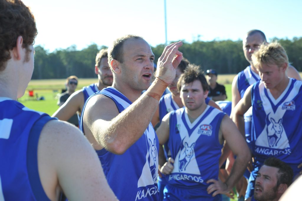 LEADING THE WAY: Darren Funston will once again be laying down the law at North Coffs after being appointed coach for 2014. LEADING THE WAY: Darren Funston will once again be laying down the law at North Coffs after being appointed coach for 2014.